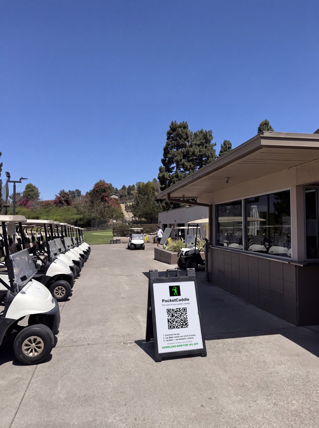 By the carts